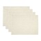 Lenox Opal Innocence Placemats, Set of 4, Ivory - 13"W x 18"L